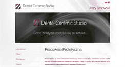 Desktop Screenshot of dentalceramicstudio.eu